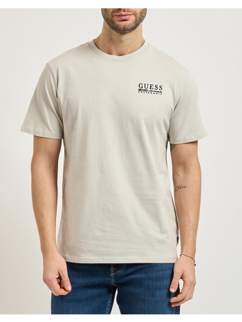 guess ss bsc guess cali logo tee μπλουζα ανδρικο