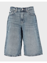 calvin klein jeans long tencel short jackson blue lv047f771g-sln denimblue