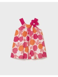 mayoral φορεμα σταμπες λουλουδι 01991-090 fuchsia