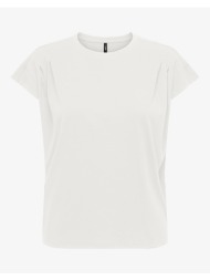 only onlelena s/s o-neck top jrs 15368453-cloud dancer offwhite
