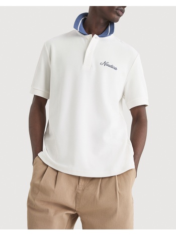 nautica μπλουζα πολο κμ galeon polo shirt 3ncn1v03983-904