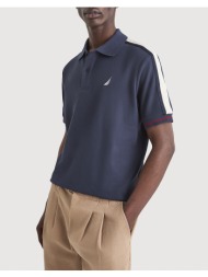 nautica μπλουζα πολο κμ thames b&t polo shirt 3ncn1v04182-459 darkblue
