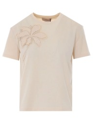 twinset μπλουζα 261tp2080-07222 biege