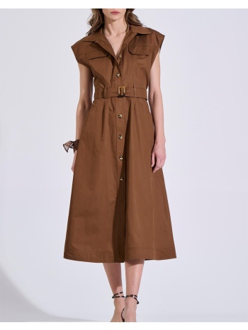 bill cost φορεμα 10-180339-0-καφε brown