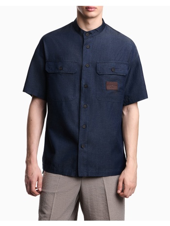emporio armani shirt em005823af25156-mb001 denimdarkblue