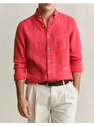 gant υποκαμισο μμ reg gmnt dyed linen shirt 3g3240120-641 deeppink