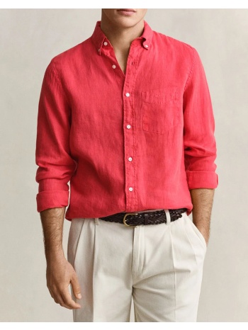 gant υποκαμισο μμ reg gmnt dyed linen shirt 3g3240120-641