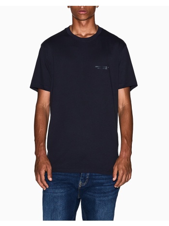 armani exchange t-shirt xm001281af10361-ub101 navyblue