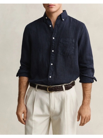 gant υποκαμισο μμ reg gmnt dyed linen shirt 3g3240120-433