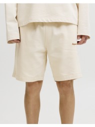 jack&jones jpstkarl norrebro sweat shorts reg sn 12292565-antique white biege