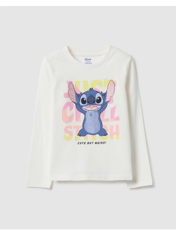 ovs t-shirt long sleeve lilo 2554299-snow white offwhite
