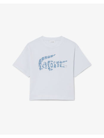 lacoste μπλουζα κμ ss monogram tee 3tj0991-j2g lightblue