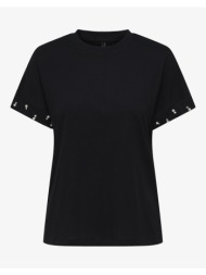 only onlolivia s/s loose o-neck top jrs 15346733-blackwhitepearlssilverstones black