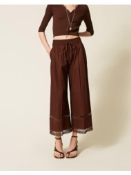 twinset παντελονι 261tt2252-12110 brown