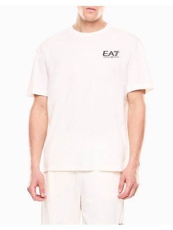ea7 t-shirt 7m001327af17789-u0004 ecru