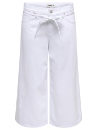 only onlgianna mw culotte dnm dot 15370711-white denim white