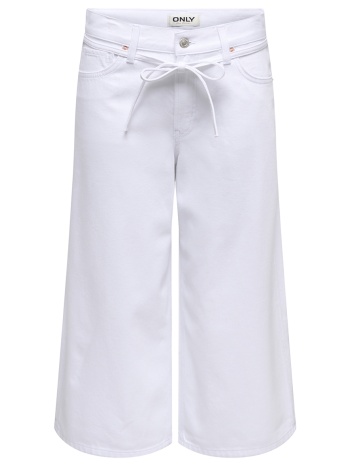 only onlgianna mw culotte dnm dot 15370711-white denim white