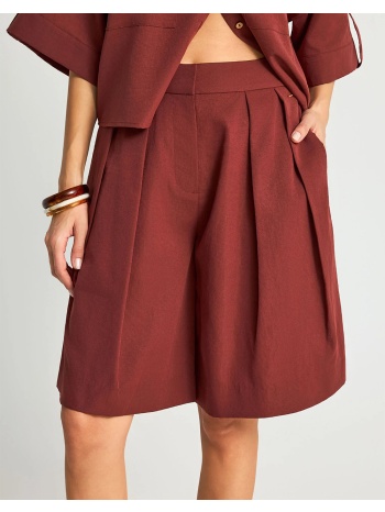 funky buddha shorts fbl013-111-03-henna brown firebrick