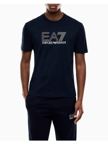 ea7 t-shirt 7m001307af10375-ub102 darkblue