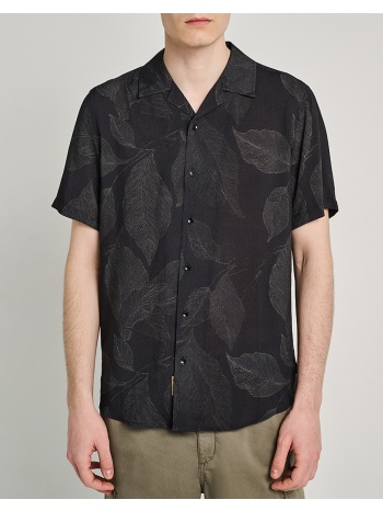 staff noel man shirt short sleeve 61-213.055-ν0000 black
