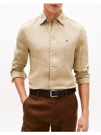 tommy hilfiger pigment dyed li solid rf shirt