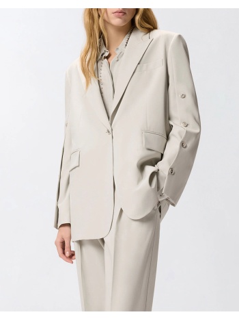 pinko grace giacca fluido 106618a18e-i18 cream