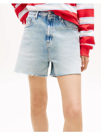 tommy jeans mom short bj8115 dw0dw22694-1abni denimlightblue