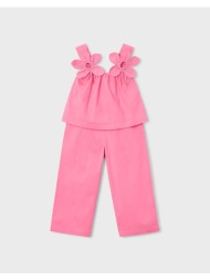 mayoral σετ παντελονι μακρυ απλικε 03596-010 pink