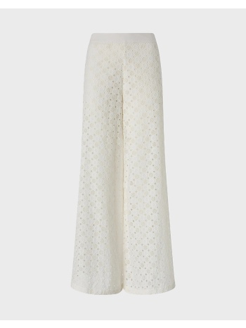 pinko kimmy pantalone popeline ricam 106440a35p-z05 white