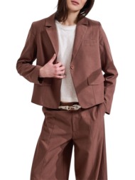 namaste σακακι lemuel ss1926001-cacao chocolate