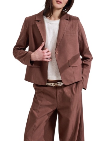 namaste σακακι lemuel ss1926001-cacao chocolate