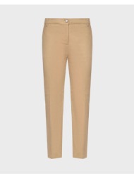 pinko bello pantalone lino stretch 100155a34i-d41 biege