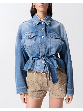 pinko giungla giubbino dirty blue de 106389a341-pjv