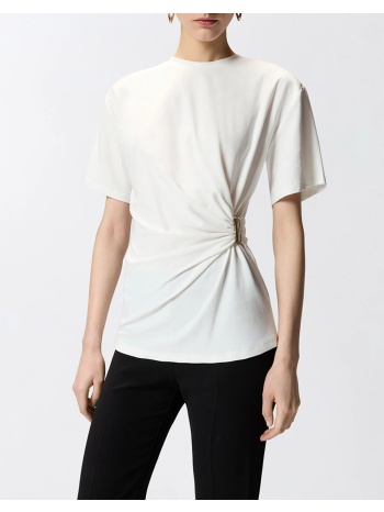 pinko mary maglia jersey cotone stre 106455a35d-z05 white