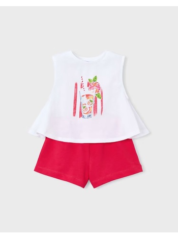mayoral σετ σορτς 03228-069 red