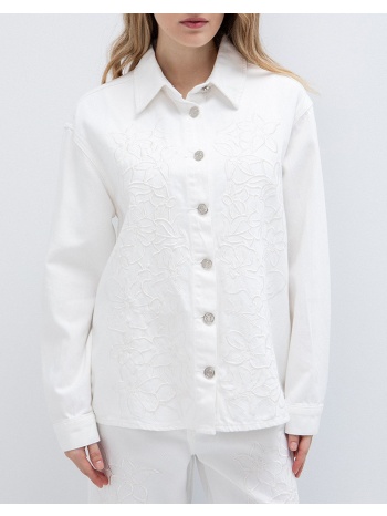 toi&moi τζιν πουκαμισο 30-5697-126-300 white
