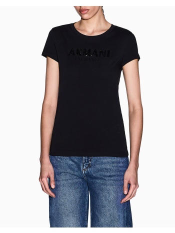 armani exchange t-shirt xw002106af10356-uc001 black