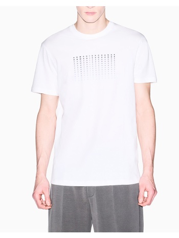 armani exchange t-shirt xm002519af10334-u0009 offwhite