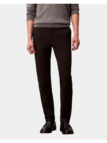 calvin klein slim sateen chino trouser lv04ld613g-ub134