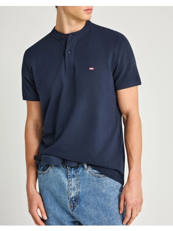 funky buddha polo shirts fbm013-003-11-navy blue