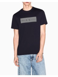 armani exchange t-shirt xm002472af10356-ub101 navyblue