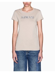armani exchange t-shirt xw002106af10356-u6223 biege