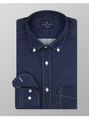 oxford company button down πουκαμισο m163-bz10.01-01
