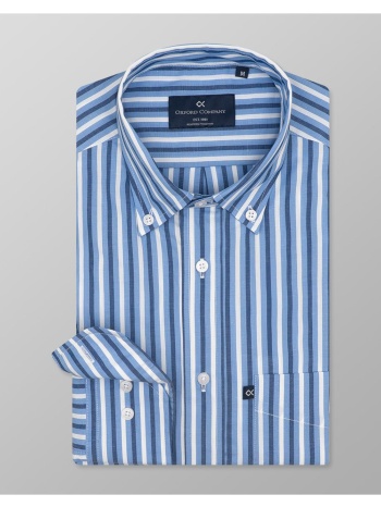 oxford company button down 95%bambaki-5%lycra υποκαμισο