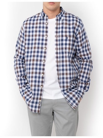 the bostonians πουκαμισο copley λινο βαμβακι regular