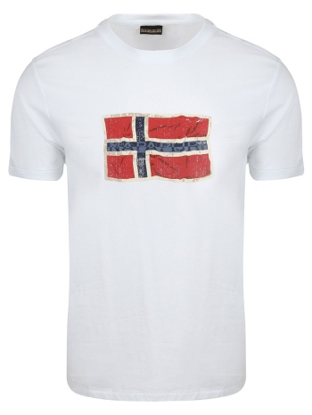 napapijri s-mahsa ss np0a4fzb-npfx1 white