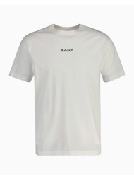gant μπλουζα κμ small graphic ss tshirt 3g2003405-119 cream