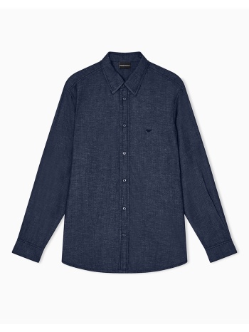armani shirt em001527af25156-mb001 denimdarkblue