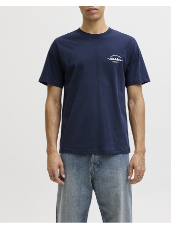 jack&jones jjbrandon tee ss crew neck 12288113-navy