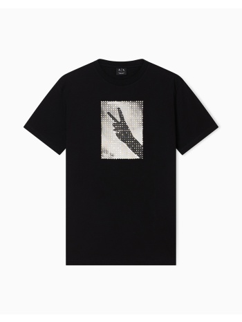 armani exchange t-shirt xm002229af12308-uc001 black